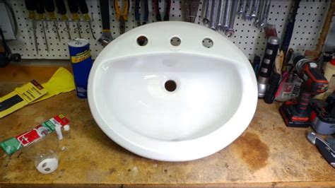 How To Fix A Chipped Sink How to Fix A Chipped Porcelain Sink?! - YouTube